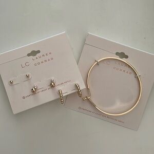 Earrings and Bracelet